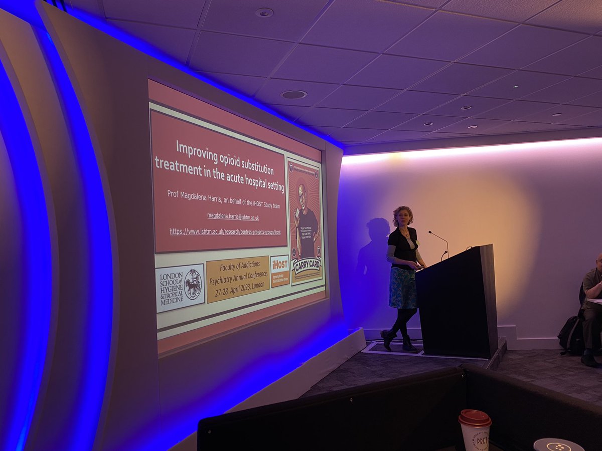 Owen Bowden-Jones (@owenbowdenjones) on Twitter photo Final presentation of the first session is by <a href="/pwidpride/">Magdalena Harris</a> from <a href="/LSHTM/">London School of Hygiene & Tropical Medicine</a> talking about improving #opioid #substitution #treatment in acute hospital settings <a href="/rcpsychAddFac/">RCPsych Addictions Faculty</a> <a href="/rcpsych/">Royal College of Psychiatrists</a> <a href="/SSA_Addiction/">Society for the Study of Addiction</a> <a href="/NHS_APA/">NHS Addictions Provider Alliance</a> <a href="/addictionprofs/">Addiction Professionals</a> #homelessness #heroin #hepatitis #endocarditis #sepsis Final presentation of the first session is by <a href="/pwidpride/">Magdalena Harris</a> from <a href="/LSHTM/">London School of Hygiene & Tropical Medicine</a> talking about improving #opioid #substitution #treatment in acute hospital settings <a href="/rcpsychAddFac/">RCPsych Addictions Faculty</a> <a href="/rcpsych/">Royal College of Psychiatrists</a> <a href="/SSA_Addiction/">Society for the Study of Addiction</a> <a href="/NHS_APA/">NHS Addictions Provider Alliance</a> <a href="/addictionprofs/">Addiction Professionals</a> #homelessness #heroin #hepatitis #endocarditis #sepsis