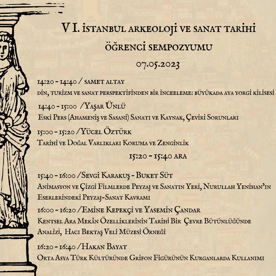 Sempozyum programımız yayınlandı. 🥳