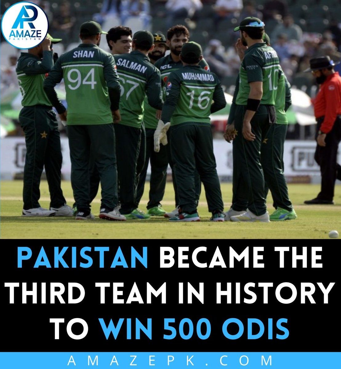 Pakistan's cricket team achieved a significant milestone on Thursday as they became the third team, after India and Australia, to achieve 500 One Day International (ODI) wins.
#team #success #india #future #australia #pakistan #newzealand #bangladesh