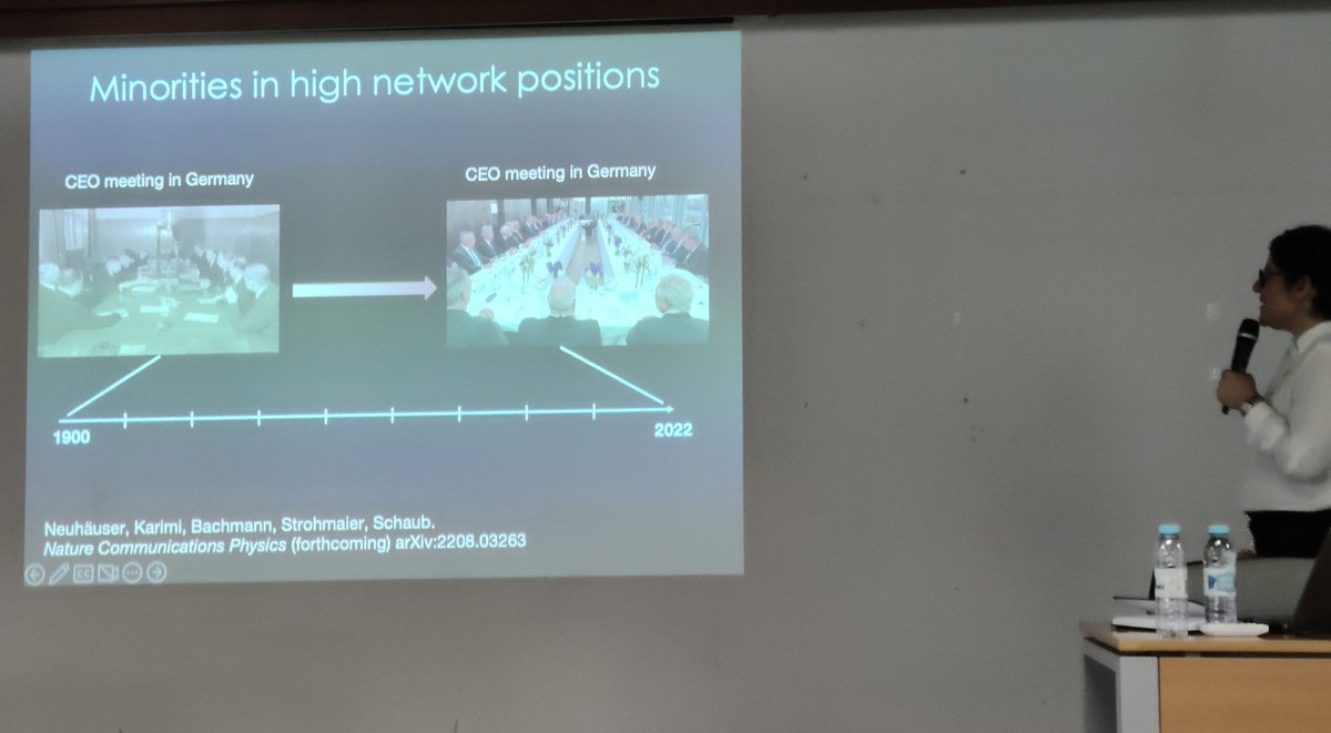 SaminAref's tweet photo. . @fariba_k giving an excellent keynote on "Structural Marginalization in Society and Algorithms" @CompleNet @CSHVienna @NetInCSH #CompleNet23
Read more on:
https://t.co/x8Wx8cxHTb https://t.co/FnfVQ3lrJa