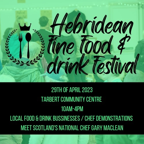 AcairBooks's tweet photo. We will be at the Hebridean Fine Food &amp; Drink Festival this Saturday! Come along and sample some recipes from our recently published cookbook 'HAAR The New Hebridean Kitchen' by the late Murdo Alex MacRitchie. For information about the book, click here:  https://t.co/iFEkV9IMuE https://t.co/aPPD7gh7pe