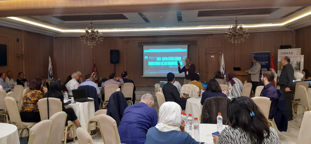 2ème journée de réunion pour le projet DIRASA. Aujourd'hui, nous abordons les lots de travail transversaux : #qualité, #diffusion et #gestion. @univsfax <a href="/unimed_network/">unimed_network</a> @cesieong <a href="/univ_kairouan/">Univk</a> @univgabes @univ_tuniselmanar