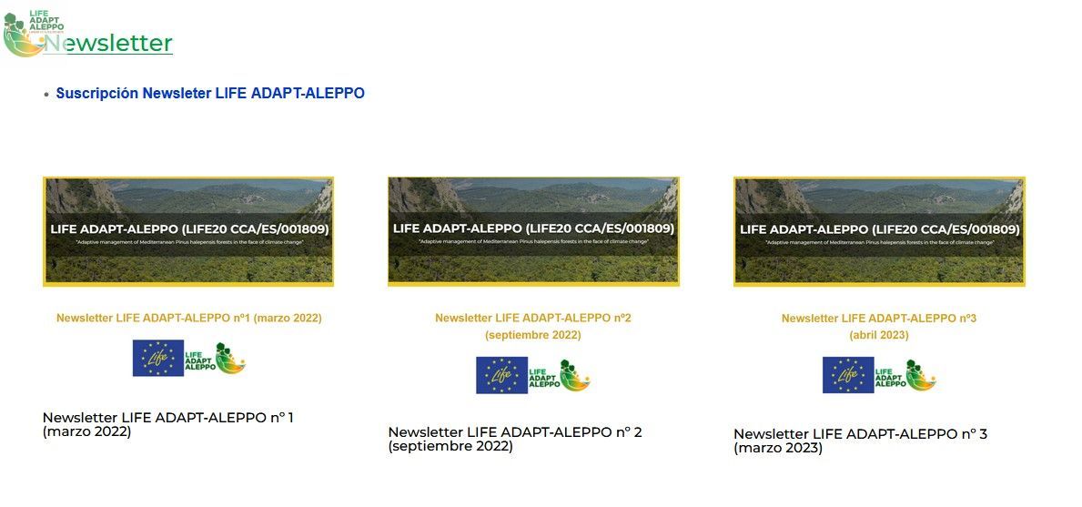 📜Ya está disponible la nueva Newsletter del Proyecto #LIFE #Adaptaleppo con  las últimas novedades y avances. 🌏
Consulta todos los boletines y suscríbete aquí:  

✅ adaptaleppo.eu/multimedia/ 

<a href="/LIFEprogramme/">LIFE Programme</a> <a href="/AmbientalRM/">Consejería M. Ambiente, Univ., Invest. y Mar Menor</a> <a href="/EtsiamAb/">ETSIAMB ALBACETE</a> @ETSEA_UdL <a href="/UPV/">Universitat Politècnica de València</a> <a href="/IEntornoNatural/">I.Entorno Natural</a> <a href="/agrestascoop/">AGRESTA S. Coop.</a>