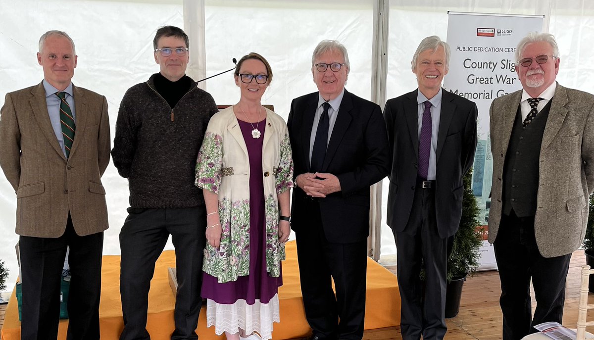 Lest Sligo Gorgets steering committee all set for the official opening of the Great War Memorial Garden today <a href="/sligolib/">Sligo Libraries</a> <a href="/RBL_Ireland/">Royal British Legion Republic of Ireland</a>  <a href="/sligococo/">Sligo County Council</a> <a href="/LestSligo/">Lest Sligo Forgets</a>