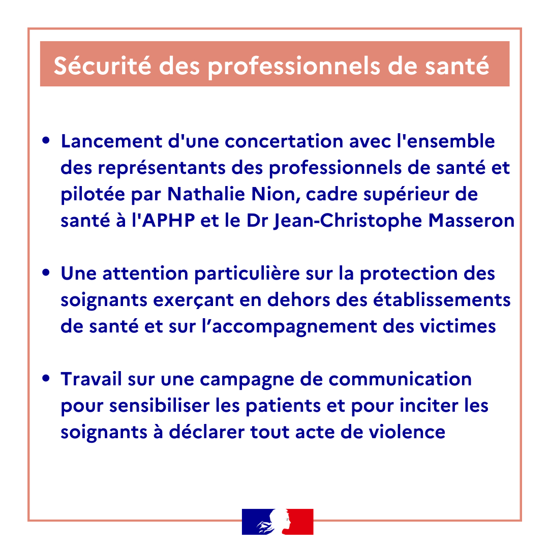 agnesfirmin's tweet photo. Qu'elles soient physiques ou verbales, les violences à l'égard des professionnels de santé sont inadmissibles. Une seule réponse possible : la tolérance zéro.

J'annoncerai un plan national de lutte contre ces violences d'ici l'été. https://t.co/57cszH0tc7