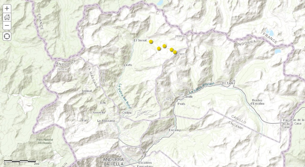 Orchamp à l'international! Démarré discrètement en 2020, @Mr_BenKo et <a href="/pladevallclara/">Clara Pladevall 🎗</a>  de <a href="/Andorra_RI/">Andorra Recerca + Innovació</a> ont installé un gradient sur la commune d'Ordino dans la principauté d'Andorre. Les 1ères observations seront bientôt saisies. Bravo et merci pour le travail et la motivation!