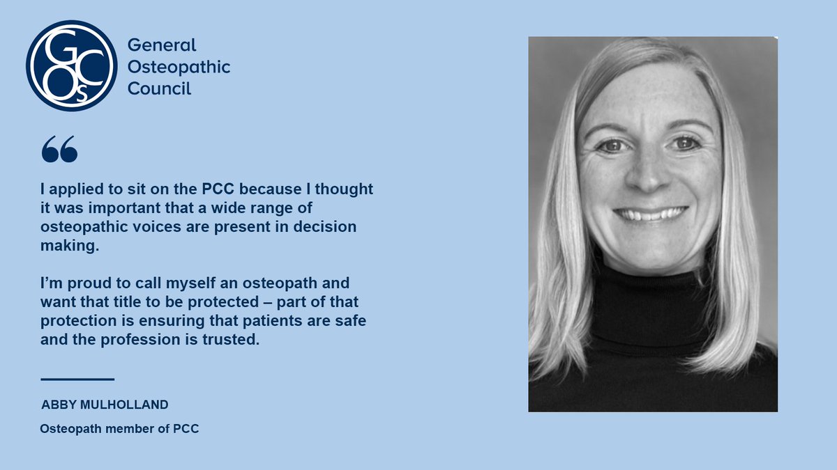 General Osteopathic Council tweet media