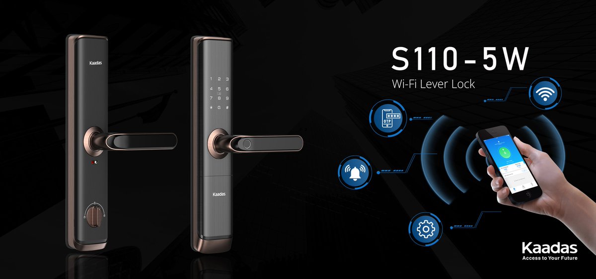KaadasOfficial's tweet photo. Kaadas S110-5W Wi-Fi lever lock supports 24-hour monitoring via the App, providing lock status viewing, notification or alert pushing, offline temporary code setting, etc.
 
Check more here: https://t.co/BDFEaa9USa

#kaadas #kaadaslock #fingerprintlock #smartlock #wifilock https://t.co/TX6PPIjgef