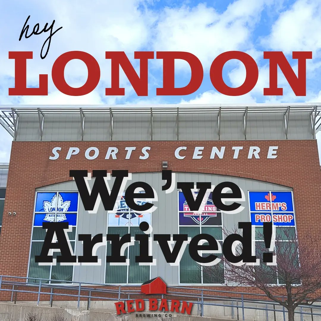 Red Barn Brewing Co. (@redbarnbrewin) on Twitter photo 📢BIG NEWS LONDON!
Many of you continually ask us when we are coming to London. We are so excited to say the wait is over!
Introducing our newest and first licensee partner in London - Deke's Bar & Grill in the Western Fair <a href="/WesternFair/">WesternFair District</a>
#RedBarnBeer
#LondonOntario 📢BIG NEWS LONDON!
Many of you continually ask us when we are coming to London. We are so excited to say the wait is over!
Introducing our newest and first licensee partner in London - Deke's Bar & Grill in the Western Fair <a href="/WesternFair/">WesternFair District</a>
#RedBarnBeer
#LondonOntario