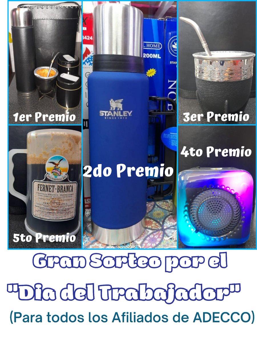 Sorteo por el día del trabajador para todos mis compañeros de Adecco.. 👏👏👏💪✌🏻..