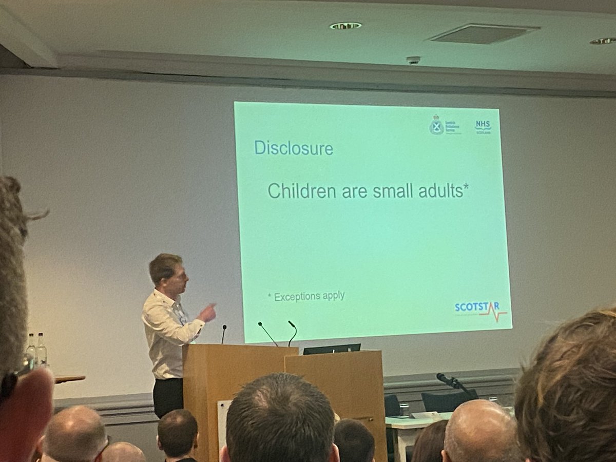 Anaesthetist/ paeds intensivist Dr Mark Worrall starting off his talk with a controversial (but true) statement….#retrieval2023