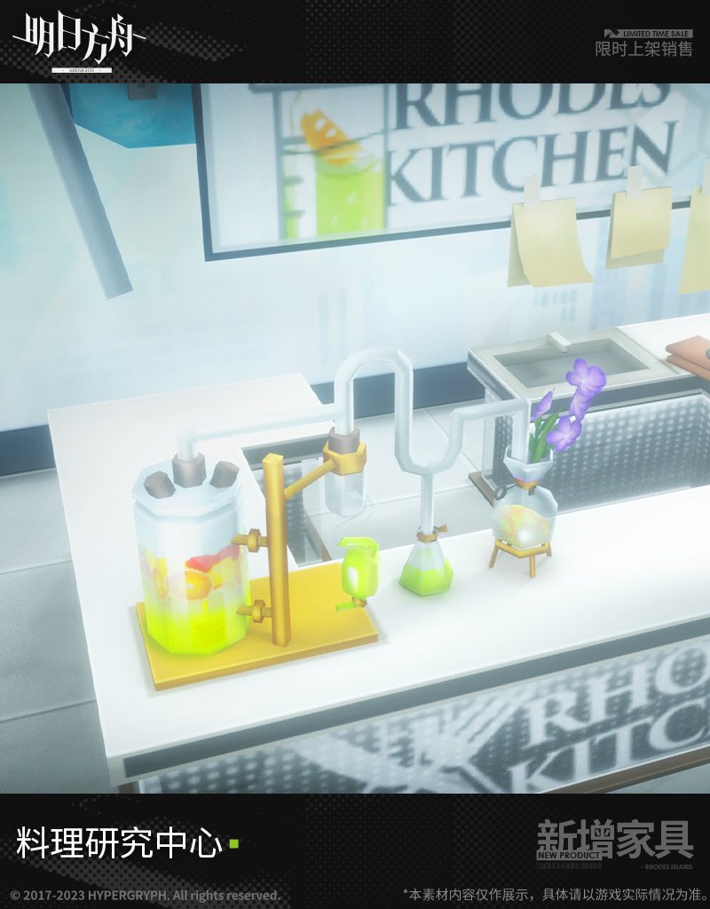 Arknights Fan Account on Twitter "[New Furniture Set] Culinary recipe