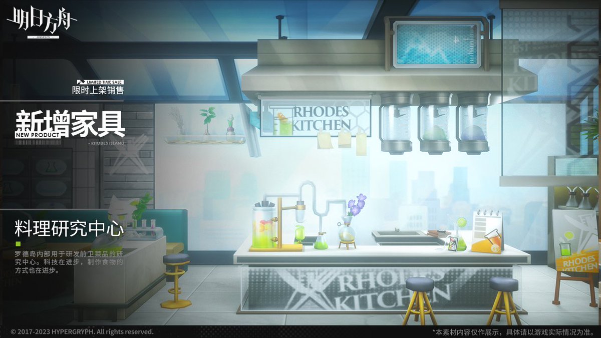 Arknights Fan Account on Twitter "[New Furniture Set] Culinary recipe
