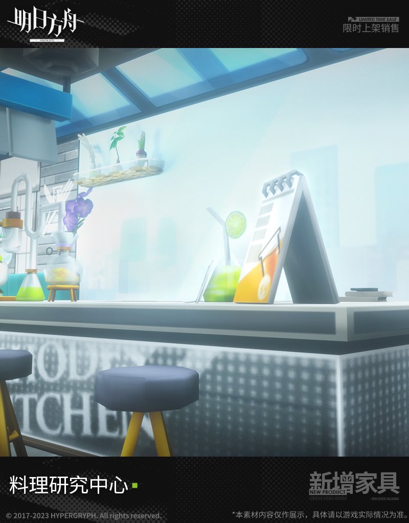 Arknights Fan Account on Twitter "[New Furniture Set] Culinary recipe