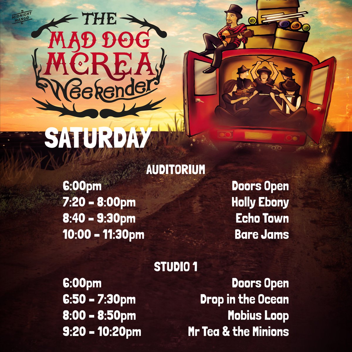 Mad Dog Mcrea (@maddogmcrea) on Twitter photo Day 2 - Mad Dog Mcrea Weekender
Here are the timings for today at <a href="/exeter_phoenix/">Exeter Phoenix</a> !
π Day Tickets available on the door.
#MDMWeekender23 #MDMWeekender #maddog #exeter #devon #gig #festival #livemusic #maddogmcrea Day 2 - Mad Dog Mcrea Weekender
Here are the timings for today at <a href="/exeter_phoenix/">Exeter Phoenix</a> !
π Day Tickets available on the door.
#MDMWeekender23 #MDMWeekender #maddog #exeter #devon #gig #festival #livemusic #maddogmcrea