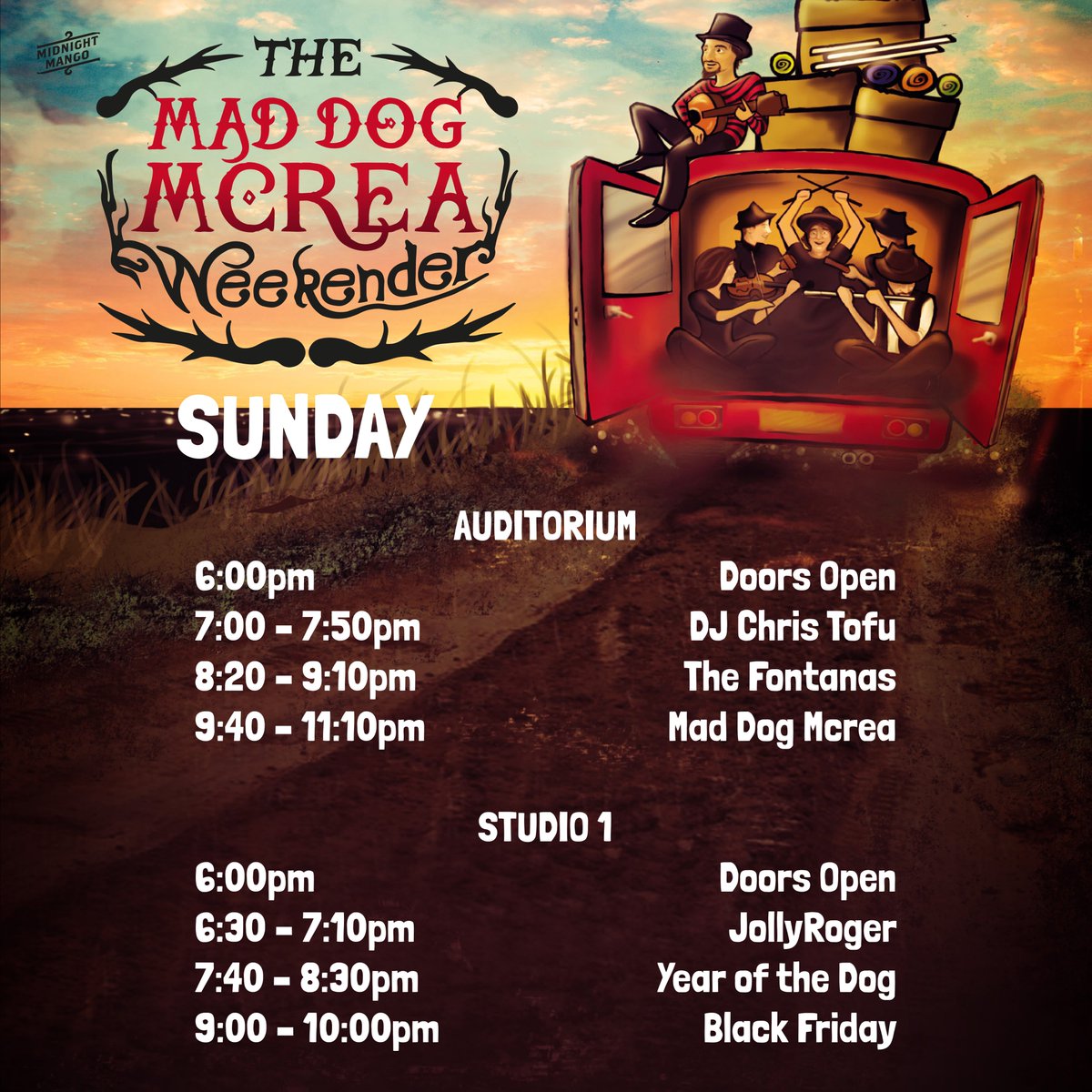 Mad Dog Mcrea (@maddogmcrea) on Twitter photo Day 3 - Mad Dog Mcrea Weekender
Here are the timings for today at <a href="/exeter_phoenix/">Exeter Phoenix</a> !
π Day Tickets available on the door.
#MDMWeekender23 #MDMWeekender #maddog #exeter #devon #gig #festival #livemusic #maddogmcrea Day 3 - Mad Dog Mcrea Weekender
Here are the timings for today at <a href="/exeter_phoenix/">Exeter Phoenix</a> !
π Day Tickets available on the door.
#MDMWeekender23 #MDMWeekender #maddog #exeter #devon #gig #festival #livemusic #maddogmcrea