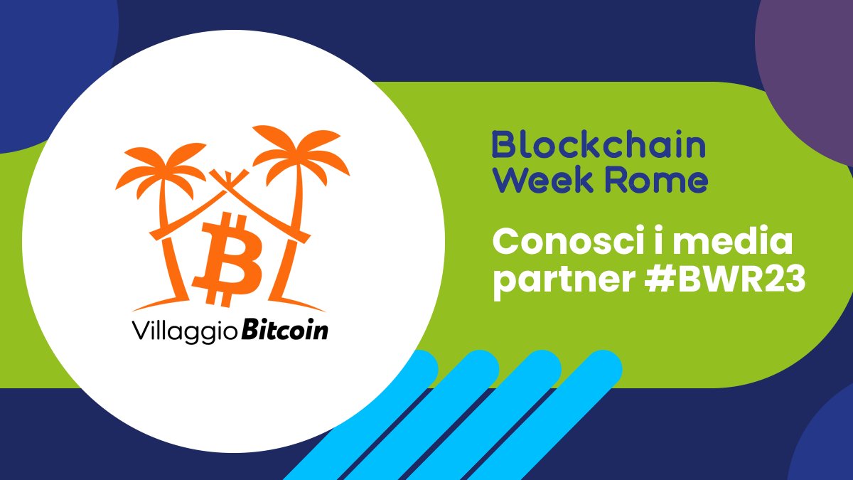 BlockchainRome's tweet photo. 💥 @VillaggioBTC promuove la diffusione della tecnologia Bitcoin in tutto il mondo.
✅ Villaggio Bitcoin è Media Partner della Blockchain Week Rome 2023
Scopri di più sulla #BWR23 👉https://t.co/OvWFHYKa1T
#blockchain #bitcoin #villaggiobitcoin #blockchainweekrome https://t.co/fYgyoz0eNj