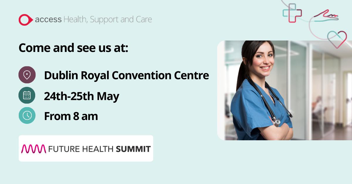 We will be at Future Health Summit 2023 next month and hope to see you there.

Make sure you are following us for our stand details which we will share closer to the time.

You can get your tickets at ow.ly/YPvv50NT6kh 
#Event #FutureHealthSummit