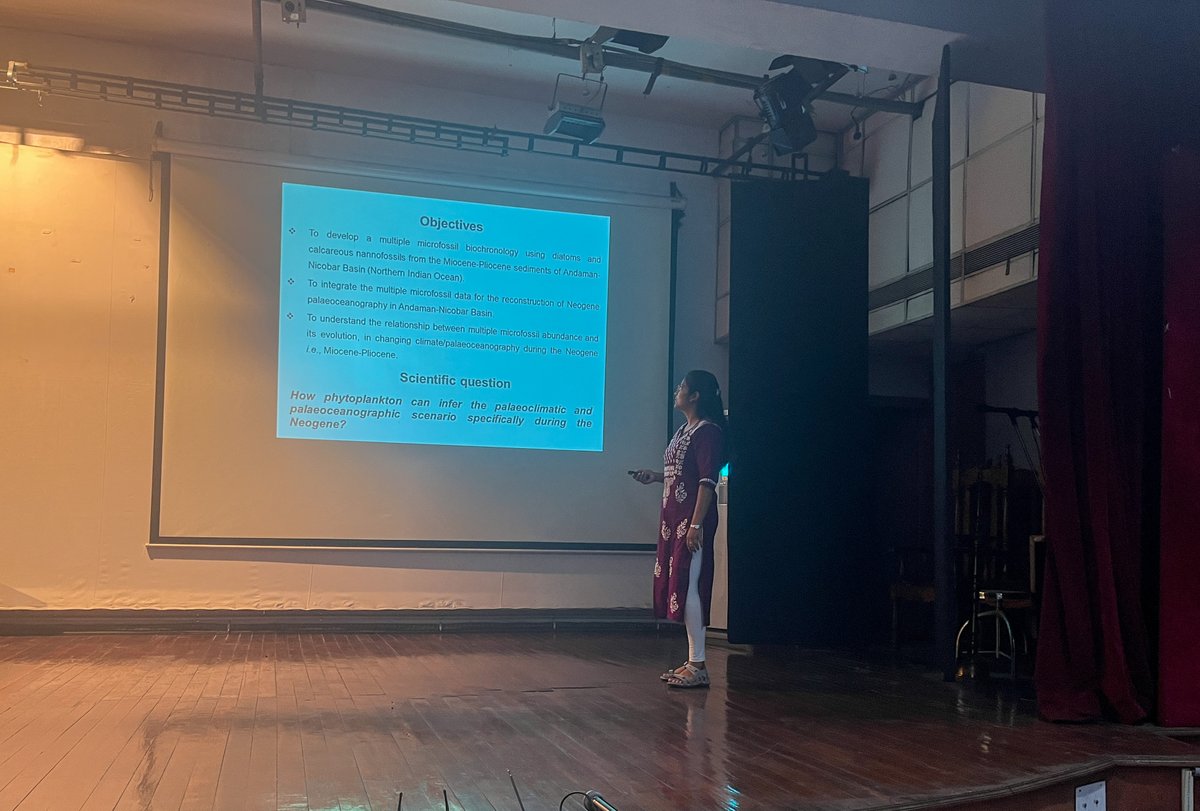 BSIP_official's tweet image. #FridayLectureSeries
Dr Stuti Saxena #BSIP delivered a lecture on "#Neogene #biostratigraphy &amp;amp; #palaeoceanography of Andaman &amp;amp; Nicobar Basin"
@IndiaDST @DrJitendraSingh @srivaric @guptaakhilesh63 @PrinSciAdvGoI @StutiSaxena28
#research