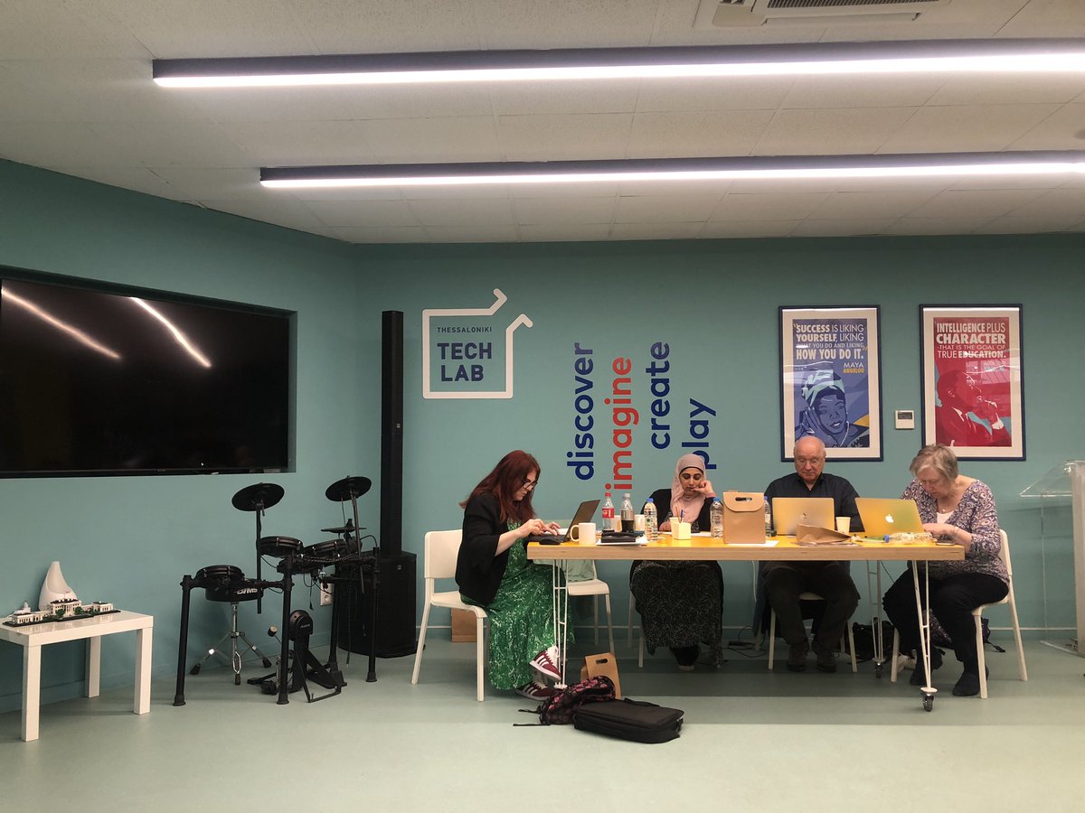 cpifpbajoaragon's tweet photo. Última reunión de nuestro proyecto #erasmus sobre Bienestar Emocional en Thessaloniki! Buen trabajo, equipo! Gracias a todos por esta experiencia!🇳🇴 🇵🇹🇬🇷🇬🇧🇪🇸 @batleygirls @EUErasmusPlus @sepiegob @edEUcation #lillestrøm #agrupamentoescolassilves #eduact @cifpa_aragon https://t.co/NQUNNLXocQ