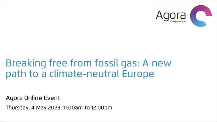 Upcoming #webinar: Breaking free from #fossilgas: A new path to a climate-neutral #Europe. May 4, 11:00 am–12:00 pm. We look forward to your participation and an interesting discussion! Register here: bit.ly/44a2sJy