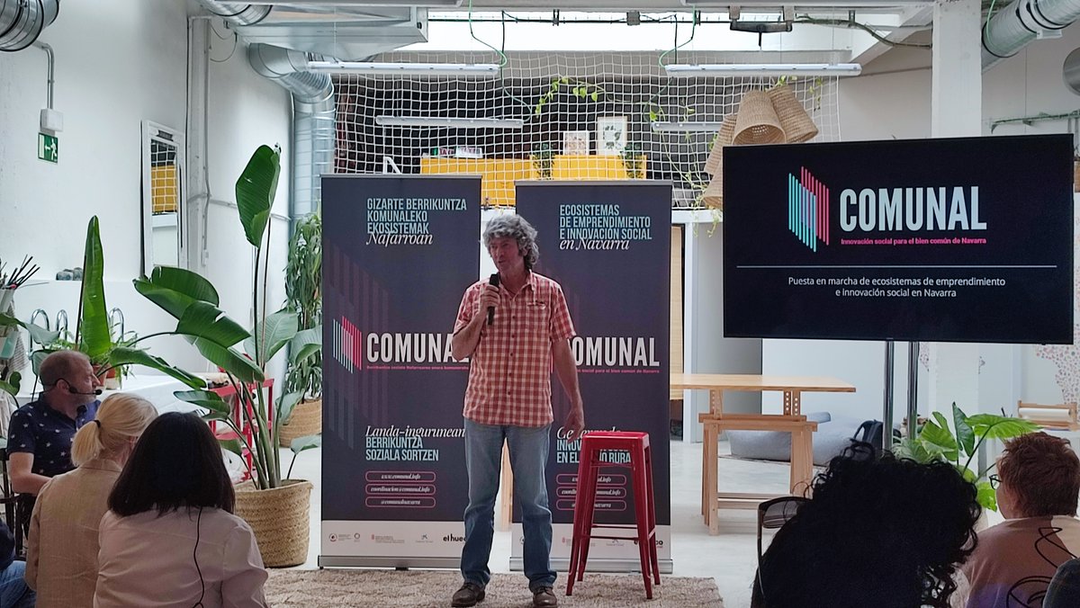 Comunal Starter/3 Ayer celebramos el concurso.
📷Ecosistema de Andía. Elisabeth Sainz Fernández, por La Botika de Las Flores (no pudo asistir, lo presentó con un vídeo). Mención especial para Txetxu Moreno Nuin, por KKLehor (foto).