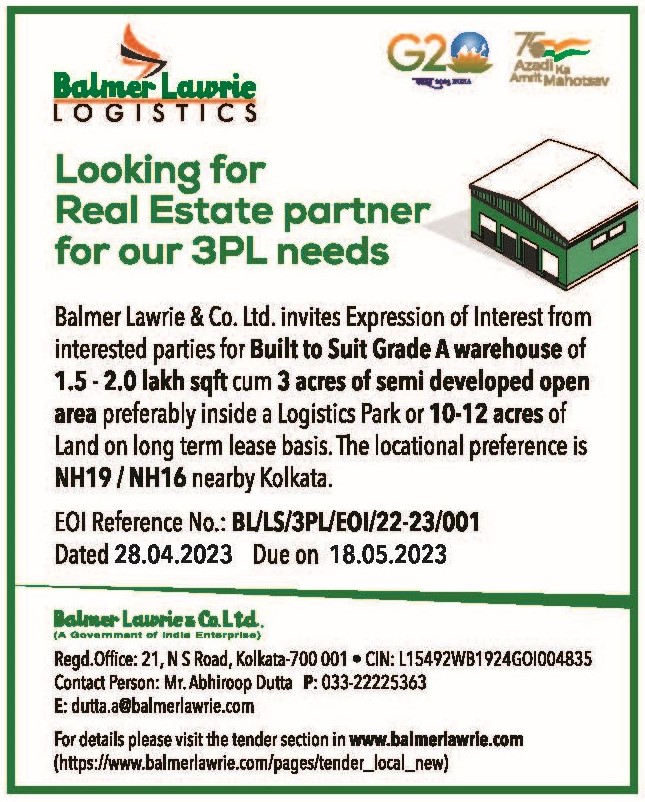 Brajesh Jhawar on Twitter "RT Balmer_Lawrie Expression of Interest