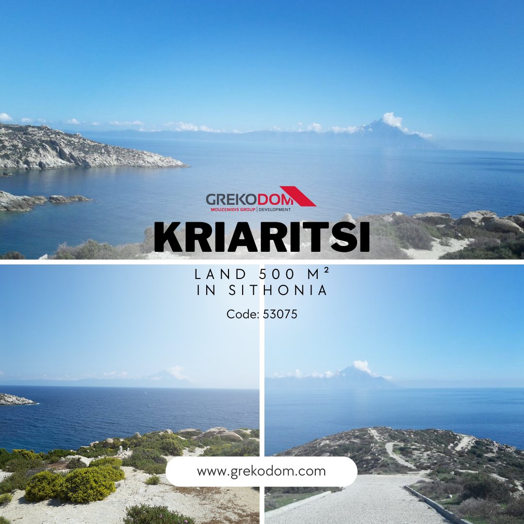 grekodom's tweet photo. For sale is a plot of land of 500 sq.m., located in the first line of Kriaritsi village (Agios Pavlos), Sithonia, Halkidiki. The plot has a valid construction permit for a house of 120 sq. m.
140 000 €
More - https://t.co/BZaZdG6Ikb https://t.co/nafe5mEBXR