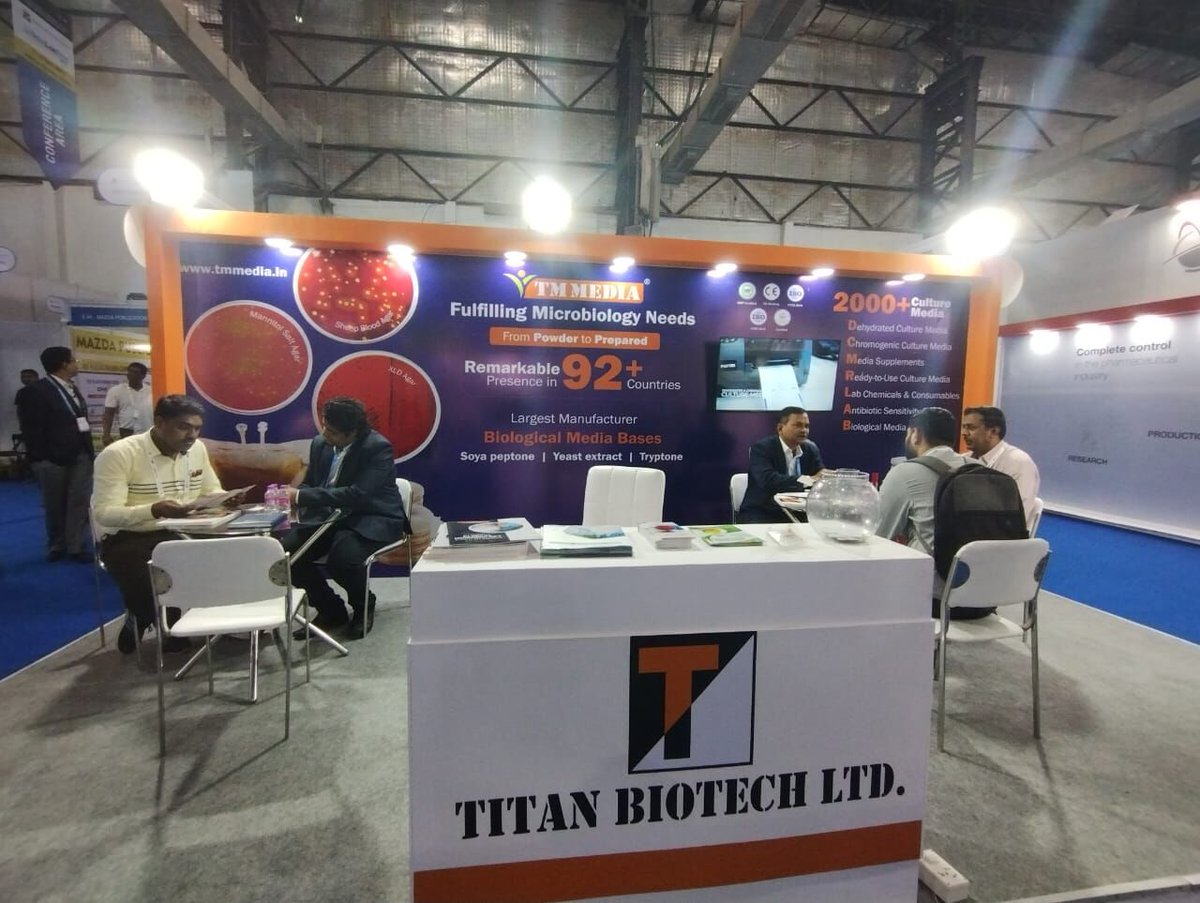 tmmediain's tweet photo. Glimpses from the #IndiaLabExpo2023!
We would like to thank all the attendees who visited our booth and met with our team at the #IndiaLabExpo 2023, held in #Mumbai.
We look forward to seeing you again in the near future.
#labindia #exhibitioncenter #titanbiotech https://t.co/3AV6eXx1Bg