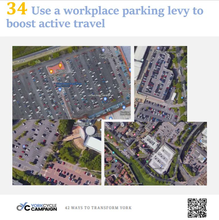 YorkCycle's tweet photo. 68% of York's commuters are drivers. How many of those journeys could be undertaken by other means? To improve the quality of life in our city, we need to address this dysfunctional use of road space. #42ways #ActiveTravel https://t.co/sX36FZrHLQ https://t.co/5JwEXjCXPE