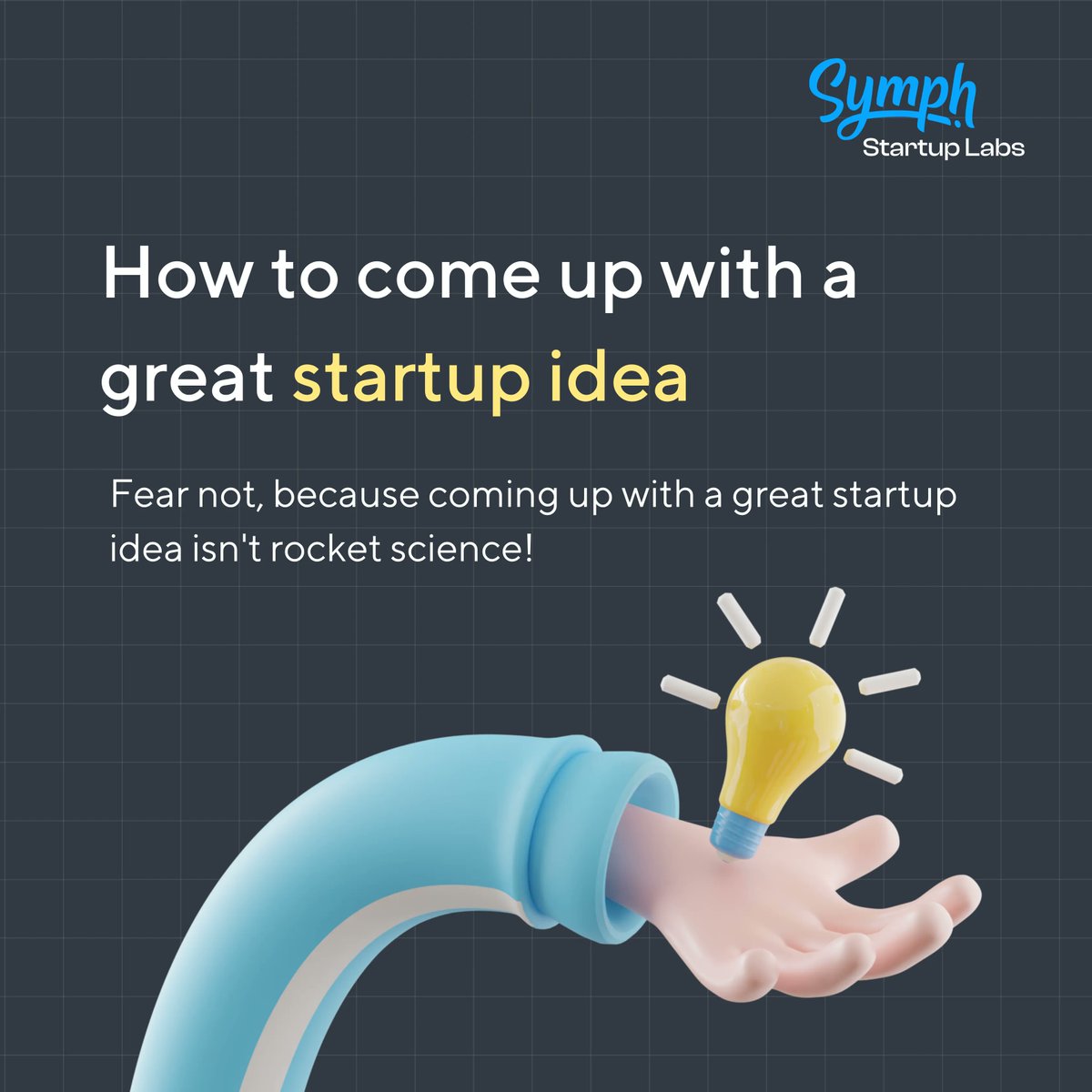 symphstartups's tweet photo. Discover the key to finding your next great startup idea. Swipe more to learn how you can achieve that. 🚀 

#BuildOpenlyWithAI #TechForBusiness #ChatGPT #OpenAI #ThisPostMightAlsoBeGeneratedByAI #ArtificialIntelligence https://t.co/QJhMMH4Eey