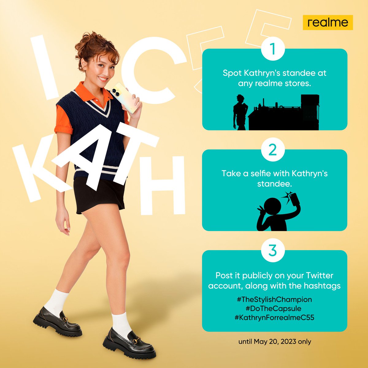 dmpldns's tweet photo. Iloveyousomuch kathreng! @bernardokath
SM Fairview realme store @Realme_PH
entry #2 hahaha yiee sana manaloo! 
#TheStylishChampion #DoTheCapsule #KathrynForrealmeC55 https://t.co/HuSwaaUppt