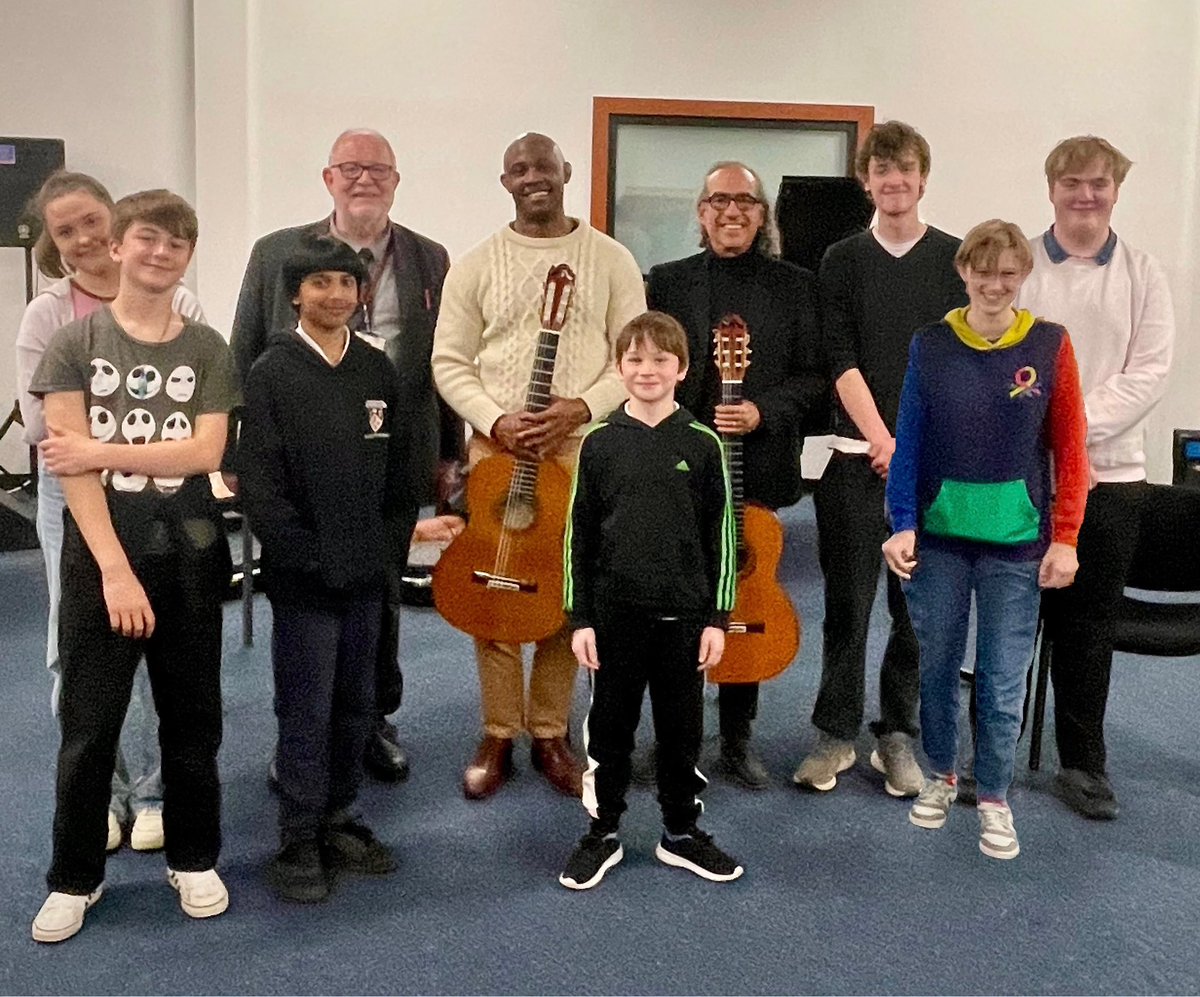 What a coup! Lucky to have an amazing performance from @ahmeddickinson and Eduardo Martín at the City of Edinburgh Music School. Wonderful programme of works by Maestro Martin. #guitarduo #guitar #eduardomartîn #ahmeddickinsoncárdenas #cityofedinburghmusicschool #cubanmusic