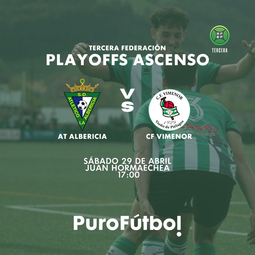 ProLigaFutbol's tweet photo. 🆙 𝗣𝗹𝗮𝘆𝗼𝗳𝗳𝘀 𝗔𝘀𝗰𝗲𝗻𝘀𝗼 |

Grupo III - Cantabria

@AAlbericia vs @cfvimenor 
17:00 🕔 / 29-4-23 📅

@UMEscobedo vs @cdtropezon 
18:00 🕔 /29-4-23 📅

#PuroFútbol 
#TerceraFederación https://t.co/kEzoIvnsae