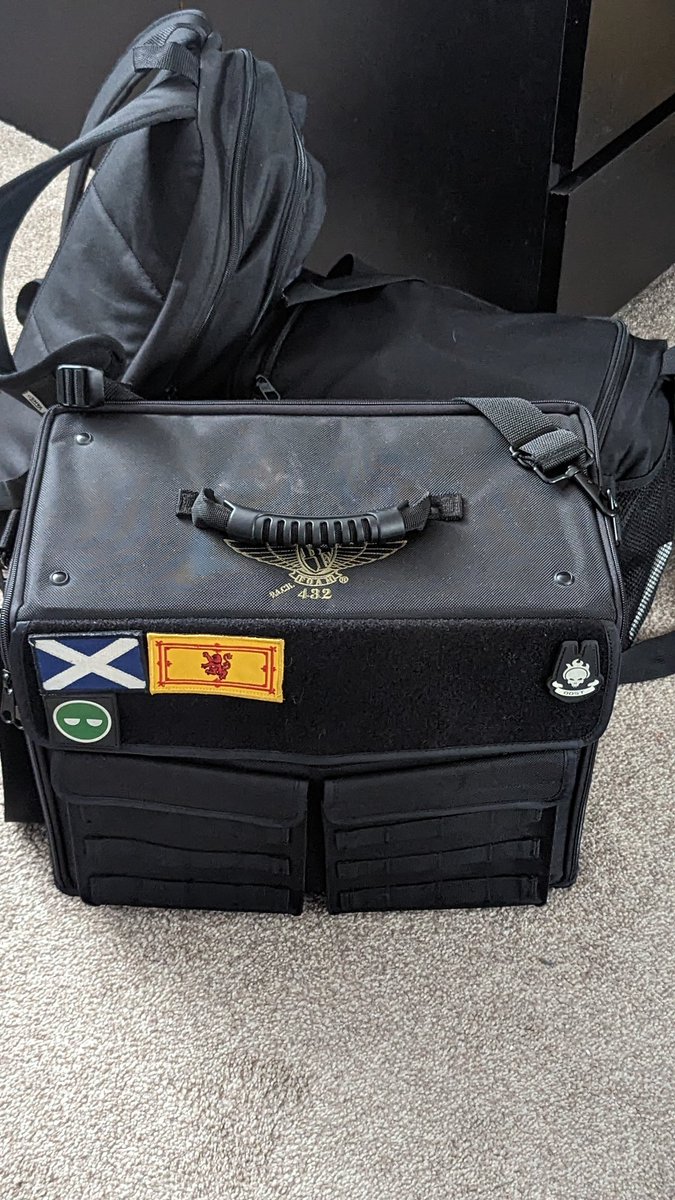 Ryboog_'s tweet photo. All packed for Warhammer Fest!

#WarhammerCommunity #WarhammerFest 
#warhammer40k https://t.co/8DvTQYSKE1