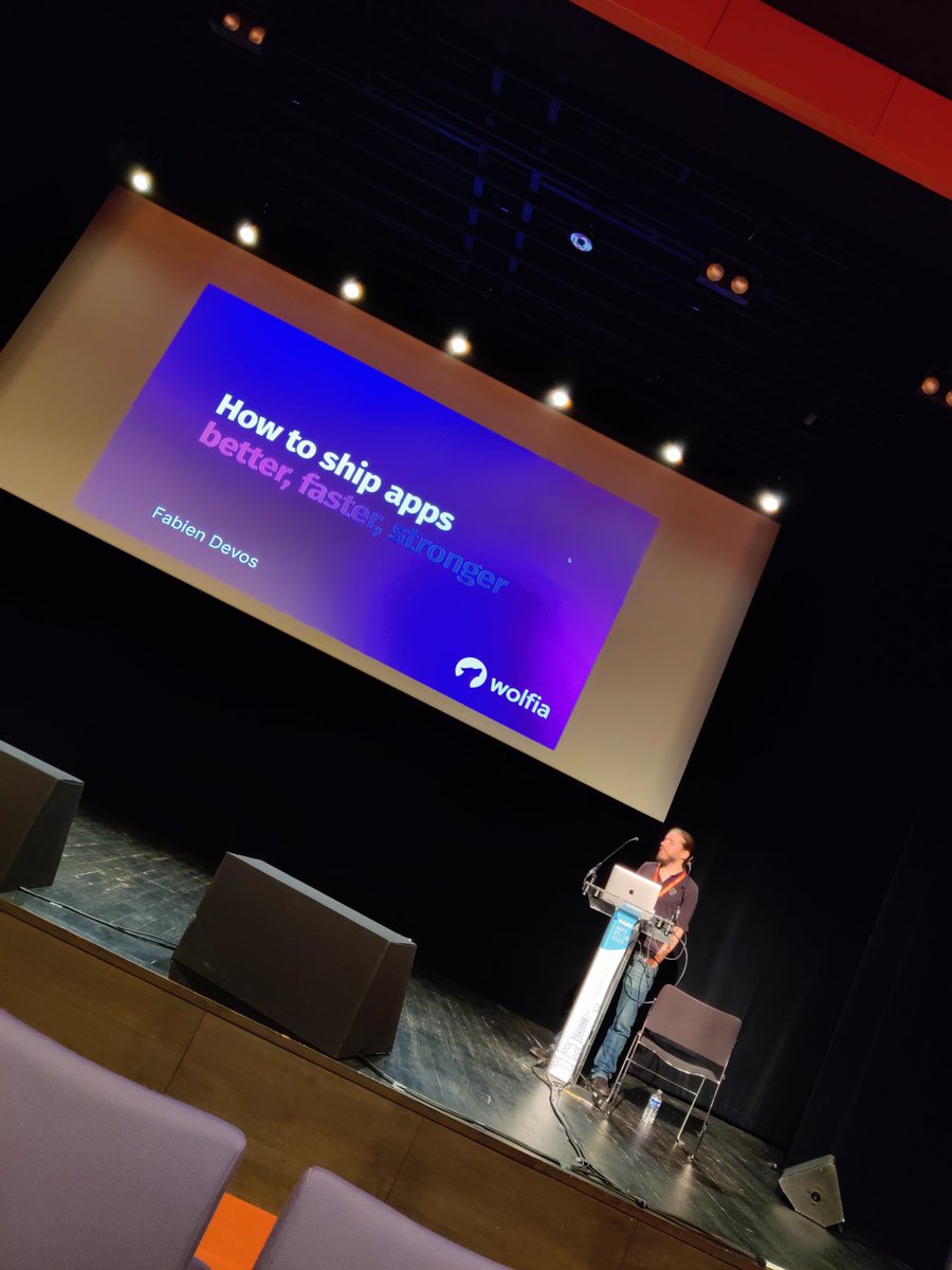 bapness's tweet image. I guess the two keywords from @Fabien_Devos today's talk were #FeatureFlipping and #ReleaseTrain 👍

#AMxDC23