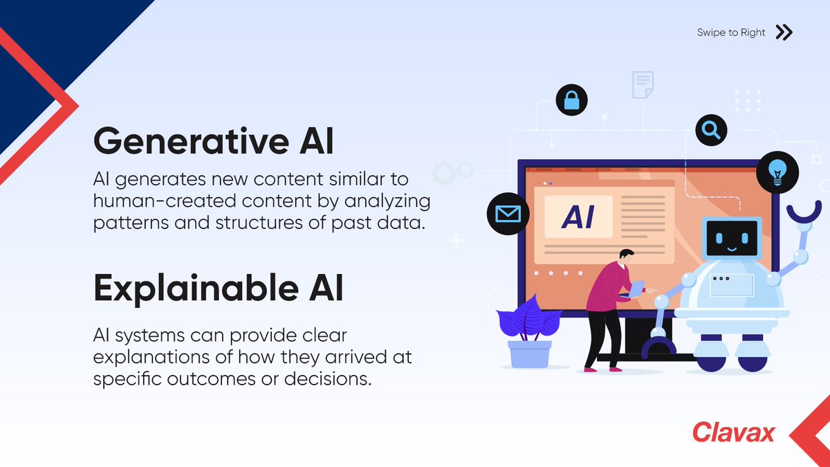 Clavax's tweet photo. Artificial Intelligence improves business operations, increases efficiency, and reduces costs.
AI-powered systems are being used in areas such as customer service, marketing, #logistics, and supply chain management.

For more info, https://t.co/lFeZ78yToh

#ChatGPT #GPT4 #OPENAI https://t.co/PXsQP3u72Q