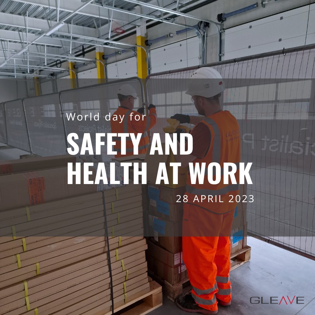 Happy World Day for Safety and Health at Work!🌍🔒

Let's work together to foster a culture of safety, promote best practices, and protect each other's well-being. Together, we can make our workplace a safer and healthier place for everyone! #WorldDayforSafetyandHealthatWork
