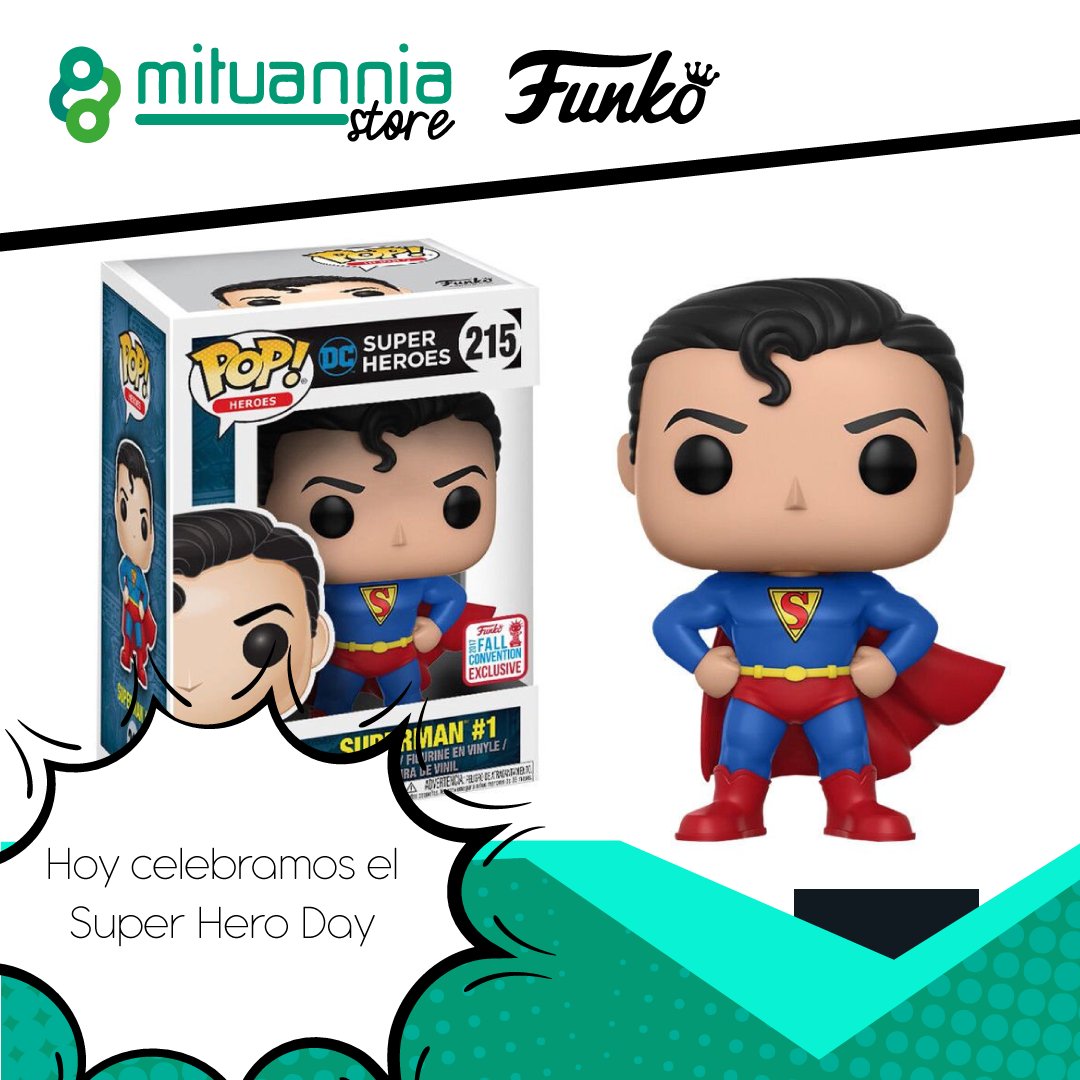 MituanniaStore's tweet photo. #FechaGeek | Hoy celebramos el #SuperheroDay, un día para rendir a tu superhéroe favorito 🎉 Comenta un 🦸‍♂️ si eres fan de los superhéroes 👇 #DíaDelSuperhéroe https://t.co/iMsFRn3HMJ