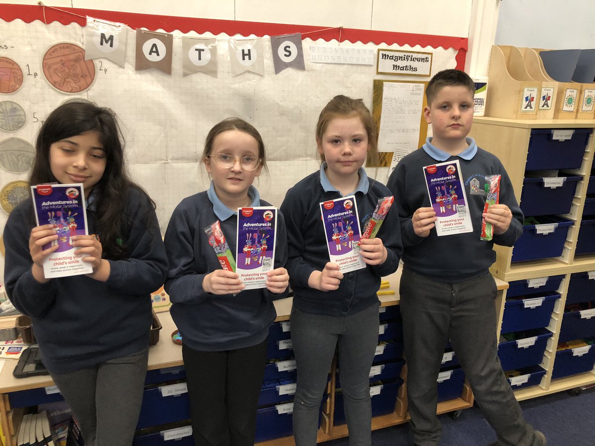 EllinghamCofE's tweet image. In PSHE, Year 3 and 4 have been adding to their knowledge of dental health. They are coming home with information leaflets, toothbrushes and toothpaste courtesy of @ColgateUK #ColgateBrightSmiles!
They will enjoy telling you about their learning.