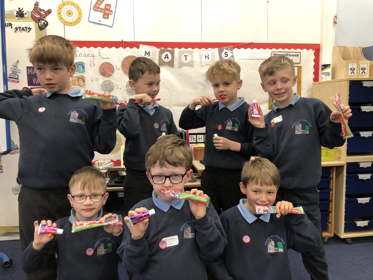 EllinghamCofE's tweet image. In PSHE, Year 3 and 4 have been adding to their knowledge of dental health. They are coming home with information leaflets, toothbrushes and toothpaste courtesy of @ColgateUK #ColgateBrightSmiles!
They will enjoy telling you about their learning.