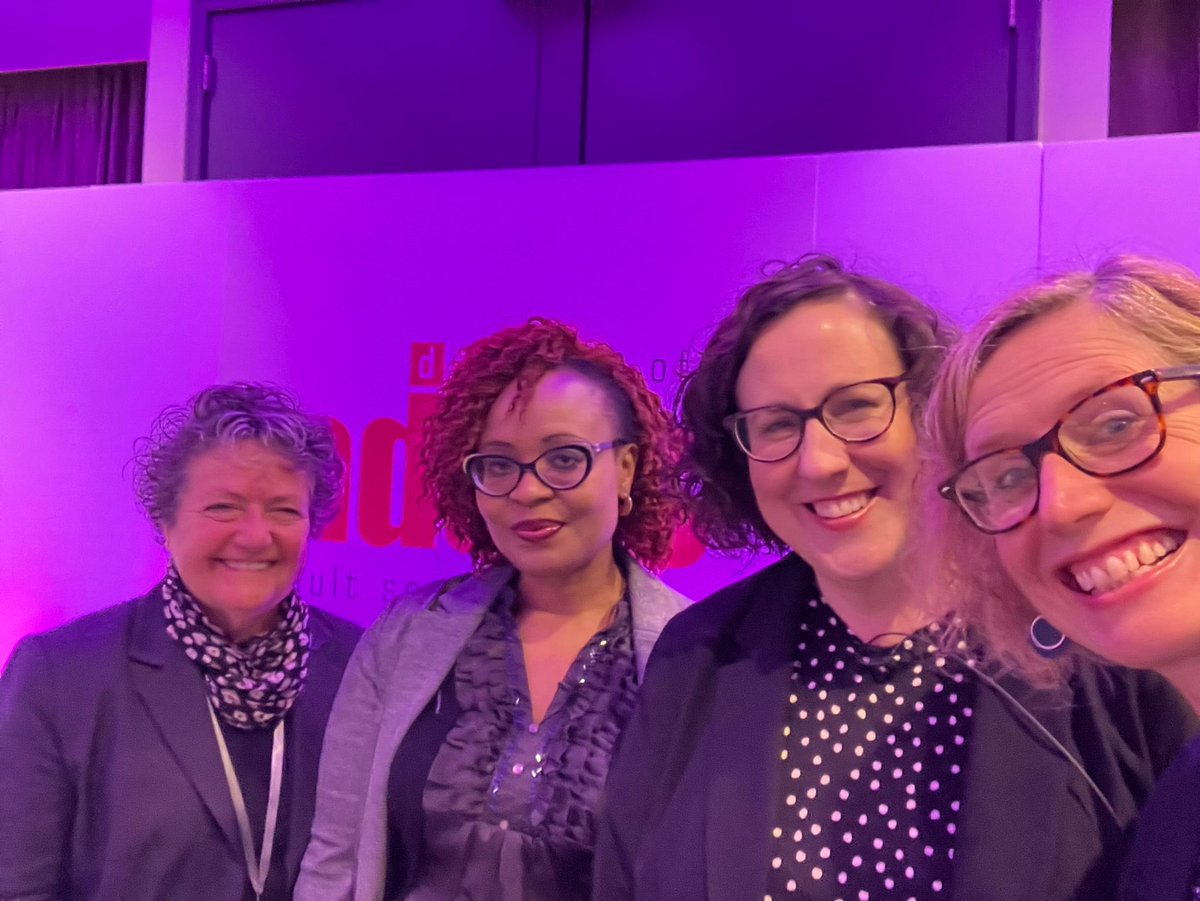 The Chief Social and PSW national leadership team ready to deliver a session on ‘making the most of the PSW role’ at ADASS Spring Seminar. <a href="/LynRomeo_CSW/">Lyn Romeo</a> @HannahScaife1 <a href="/1adass/">ADASS</a> <a href="/bostonian_PSW/">Sarah Range (she/her)</a>