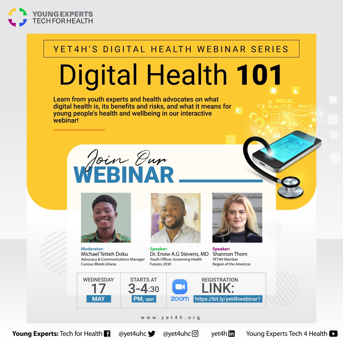 Young Experts: Tech for Health (YET4H) tweet media