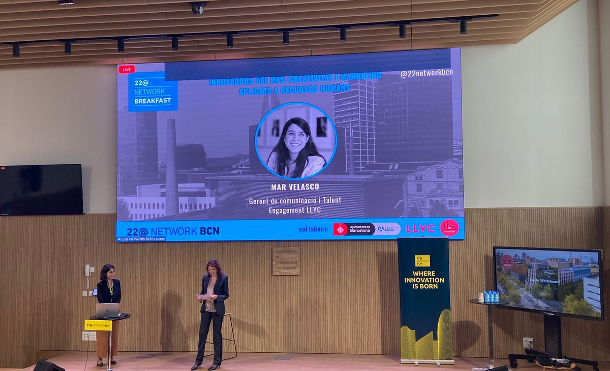MarVelascoBaron's tweet photo. Crònica del #22breakfast "Estratègies de captació i fidelització del talent" organitzat ahir per @22networkbcn: https://t.co/pWk2C6O6ed
Sense dubte, la comunicació i la relació amb el #talent és un dels temes que més preocupa.
#TalentEngagement @LlorenteyCuenca https://t.co/Oj7gtN9ZHF