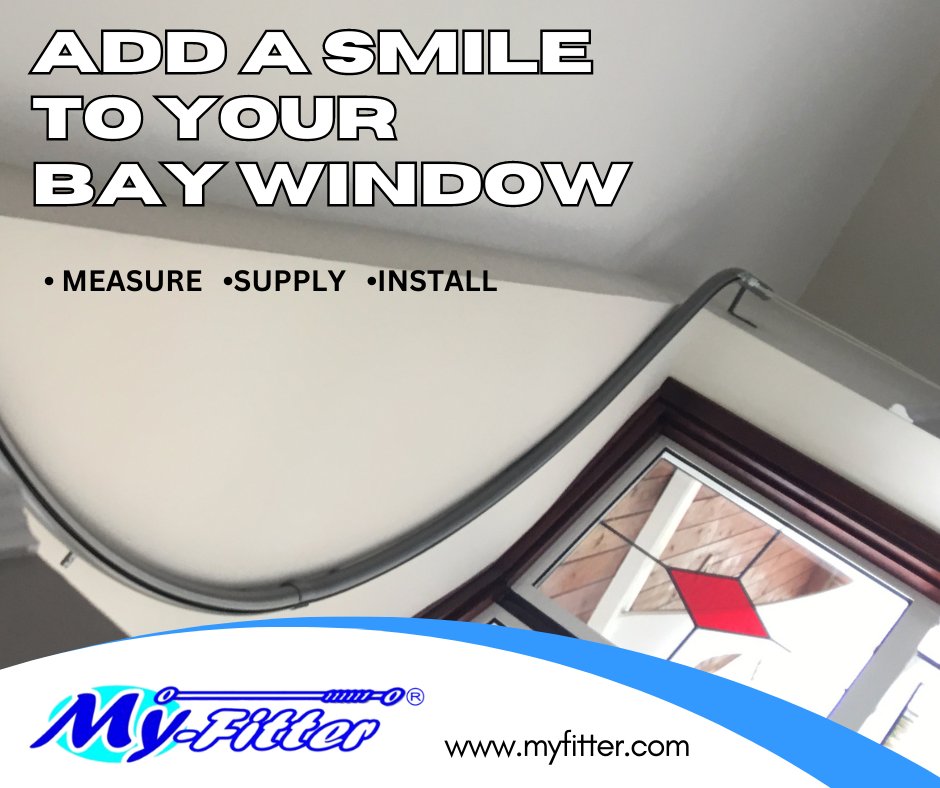 MyFitter's tweet photo. Want to make your bay window the happiest place in your home? A custom bent track or pole can be made to fit even the most challenging bay window shapes.
👉  https://t.co/plbxs4ARRQ
 #curtains #blinds #installation #myfitter #measure https://t.co/hXPE8jBlcf