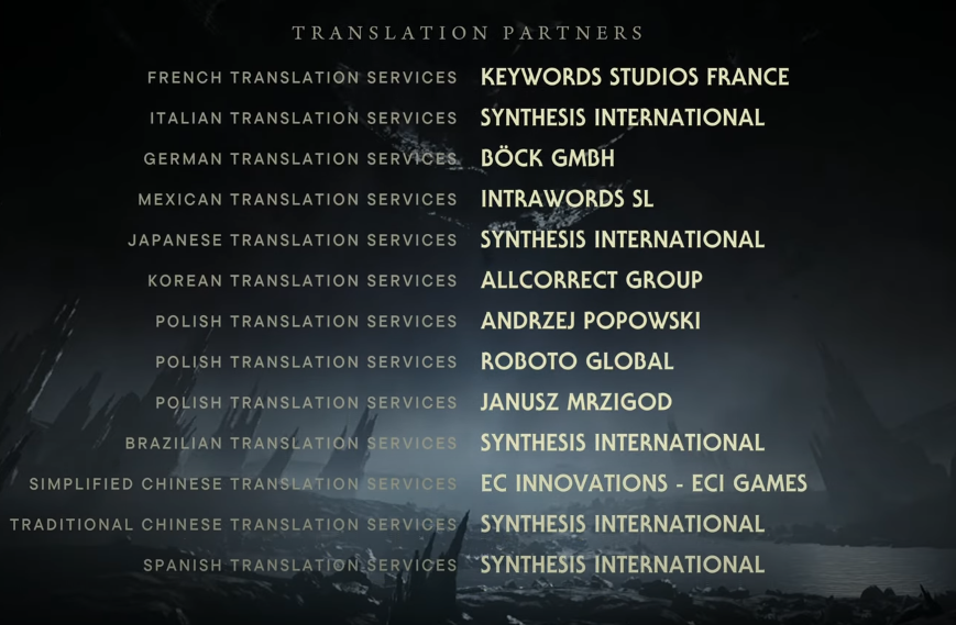Narush15's tweet photo. Sooo let me get this straight: 40 min of credits in #StarWarsJediSurvivor but still no sign (that I can see) of the translators? 🎮

I am sure this is not your doing, @Respawn, but the force is with you; ask the agencies to give you their names. 

#TranslatorsInTheCredits https://t.co/uhA7ju8Qw5