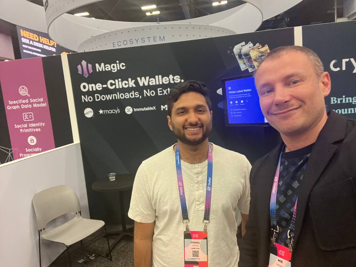 LOCgameio's tweet photo. Day 2 of the ongoing #Consensus2023 was a blast! 💥

Shout out to the guys building cool stuff at @BGameAlliance and @magic_labs. We loved meeting you all. 🚀

It’s Day 3, who do you think we’ll run into?

#RBLLabs #LOCGame https://t.co/diaFJoNuex