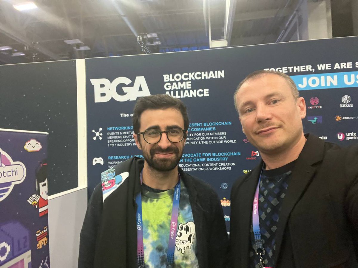 LOCgameio's tweet photo. Day 2 of the ongoing #Consensus2023 was a blast! 💥

Shout out to the guys building cool stuff at @BGameAlliance and @magic_labs. We loved meeting you all. 🚀

It’s Day 3, who do you think we’ll run into?

#RBLLabs #LOCGame https://t.co/diaFJoNuex