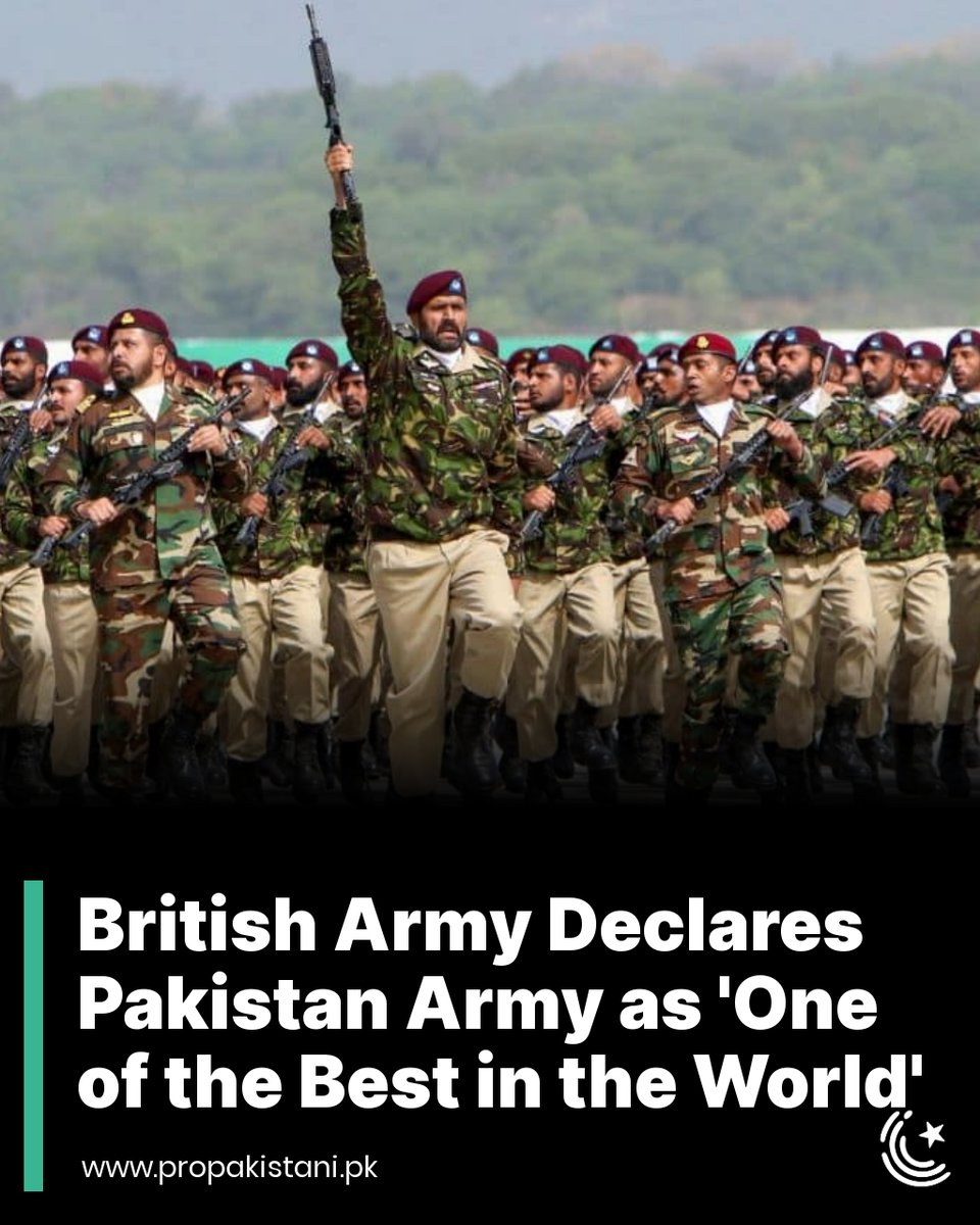 ProPakistaniPK's tweet photo. British army officers forthrightly acknowledged that Pakistan's army is one of the best in the world. 

Read More: https://t.co/v36ax3RdCD

#PakistanArmy #BritishArmy #Pakistan #UK https://t.co/6HjVzyiaoV