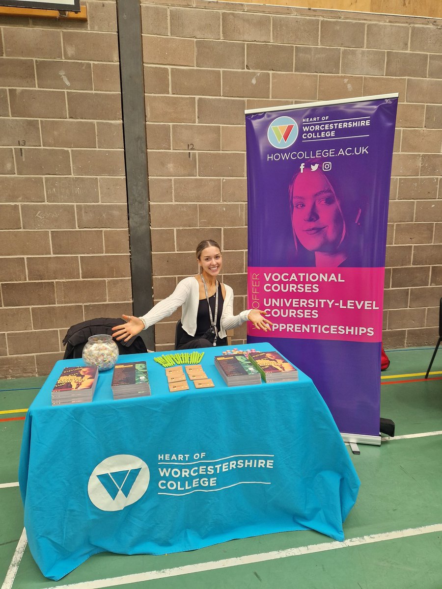 HOW_College's tweet photo. We're @Woodrushhigh for their careers fair today! Looking forward to chatting about all things HoW College 😊
#HoWCollege #Worcestershire #Careers https://t.co/9ed36LNaUM